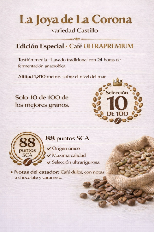 Café Microlote Especial (GRANO 1 x 340 g) V. CASTILLO