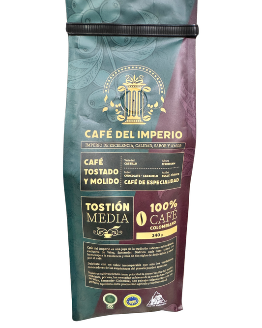 Café de especialidad MOLIDO x 340 g, lavado.