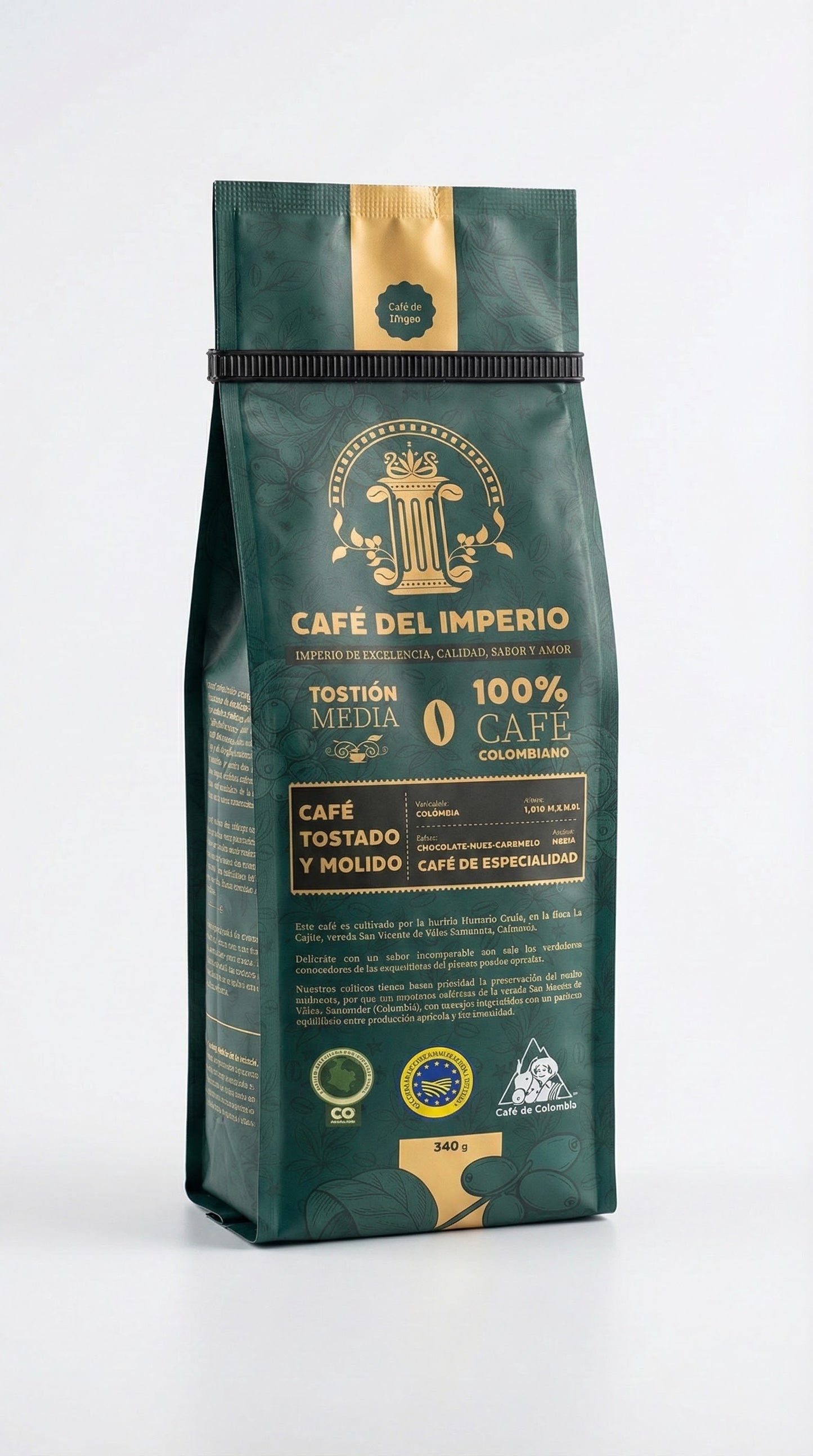 Café de Microlote Especial (MOLIDO 1 x 340 g) variedad Colombia