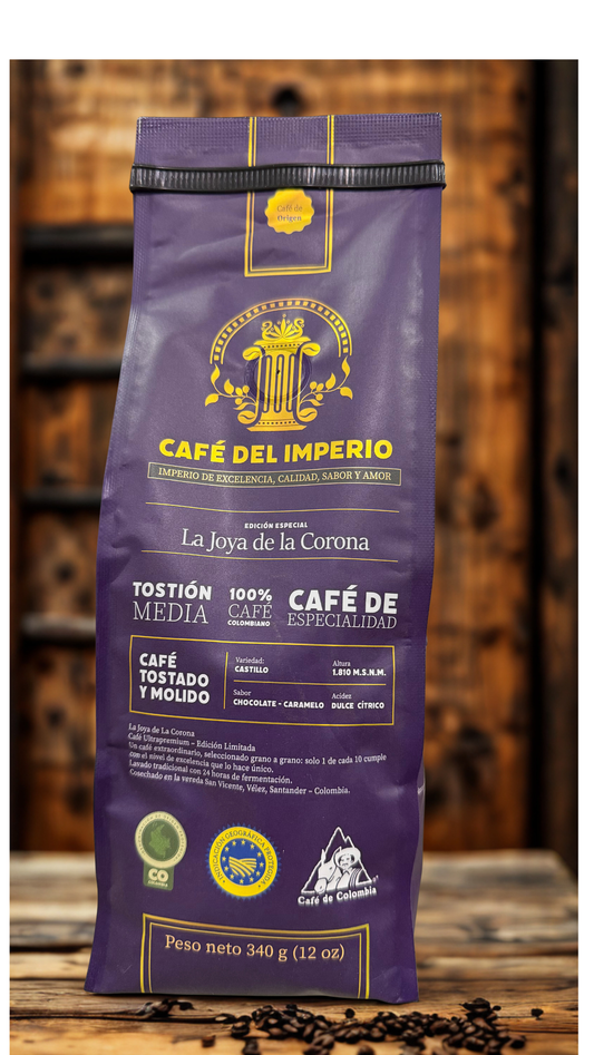 Café en MOLIDO - ULTRAPREMIUM - La Joya de La Corona (340 gramos) Envío gratis
