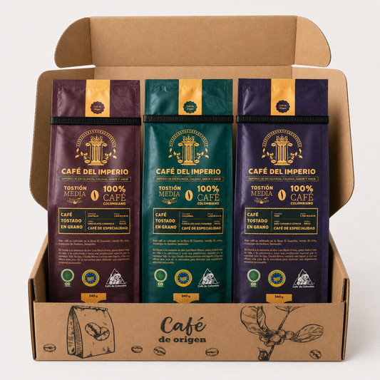 Café variedad Castillo, Tabi y Colombia (3 X 340 gramos)