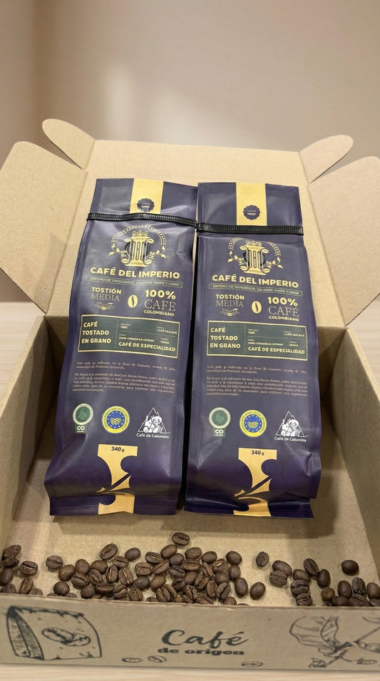 Café microlote ESPECIAL (GRANO 1 x 340 g x 2 unidades)  variedad Tabi